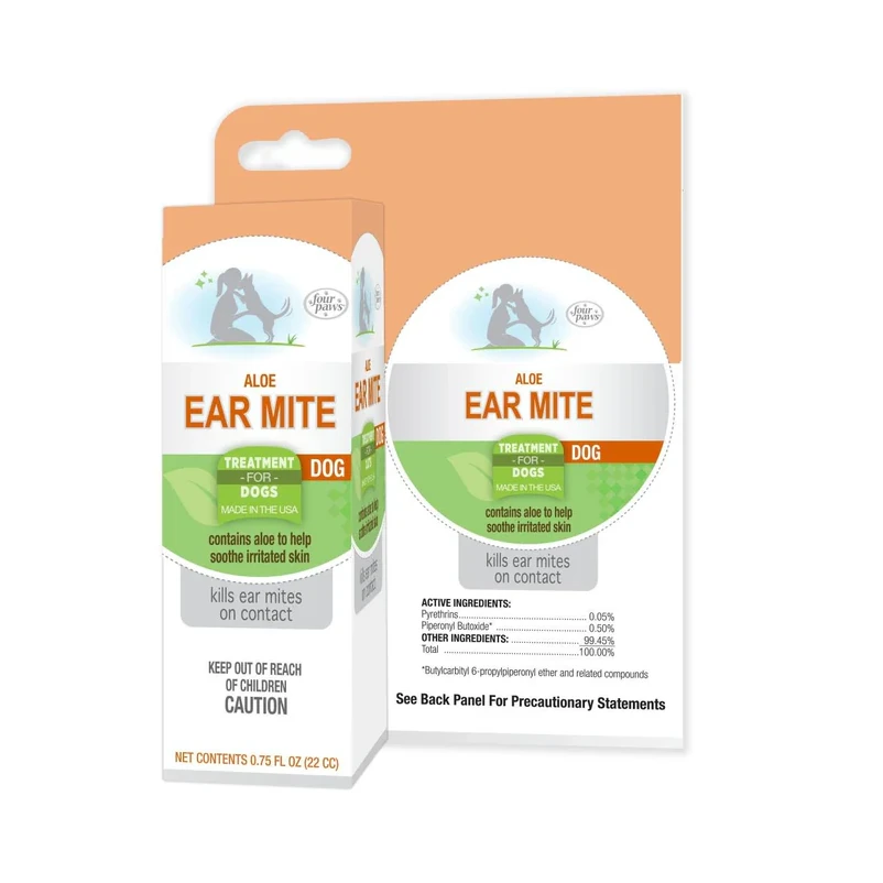 Four Paws Ear Mite Remedy for Dogs