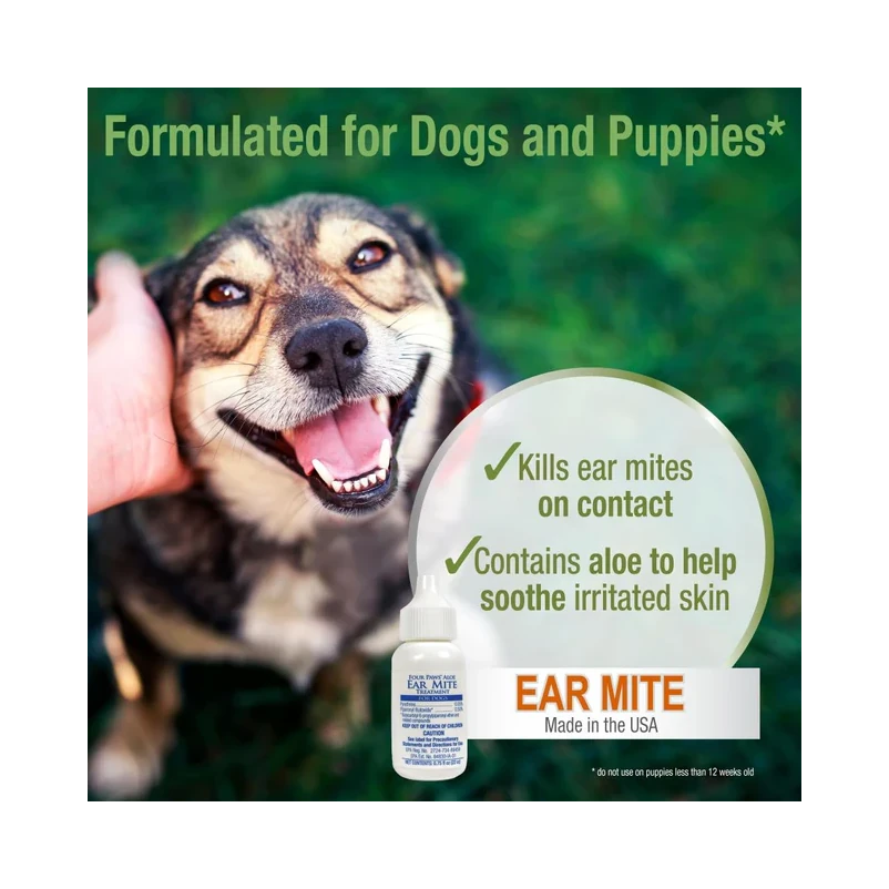 Four Paws Ear Mite Remedy for Dogs