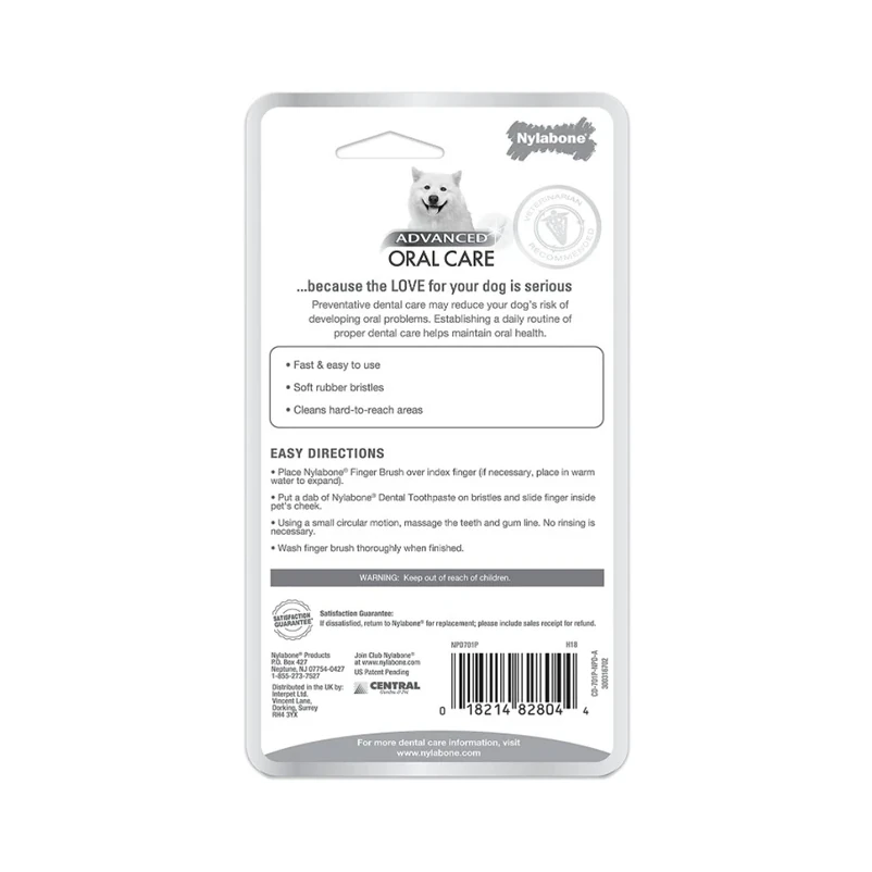 Nylabone Advanced Oral Care Finger Brush