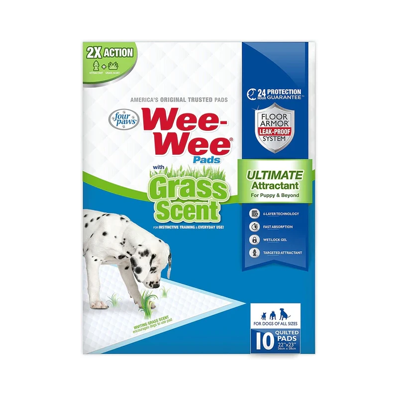 Wee Wee Grass Scented Puppy Pads