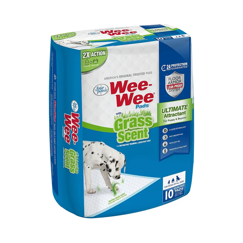 Wee Wee Grass Scented Puppy Pads