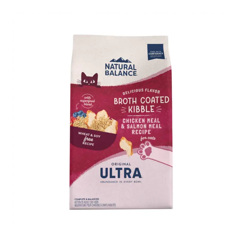 Ultra Broth Coated Dry Cat Food