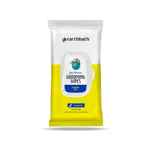 EARTHBATH Grooming Wipes Hypo-Allergenic