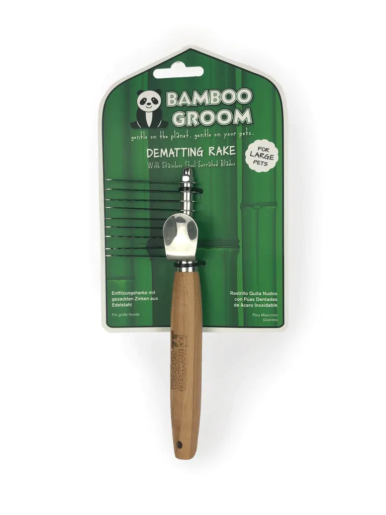 ALCOTT Bamboo Groom Dematting Rake