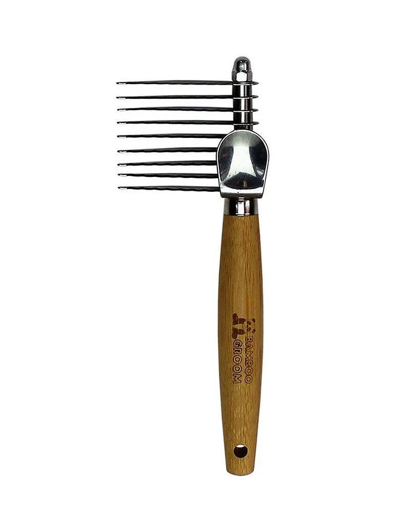 ALCOTT Bamboo Groom Dematting Rake